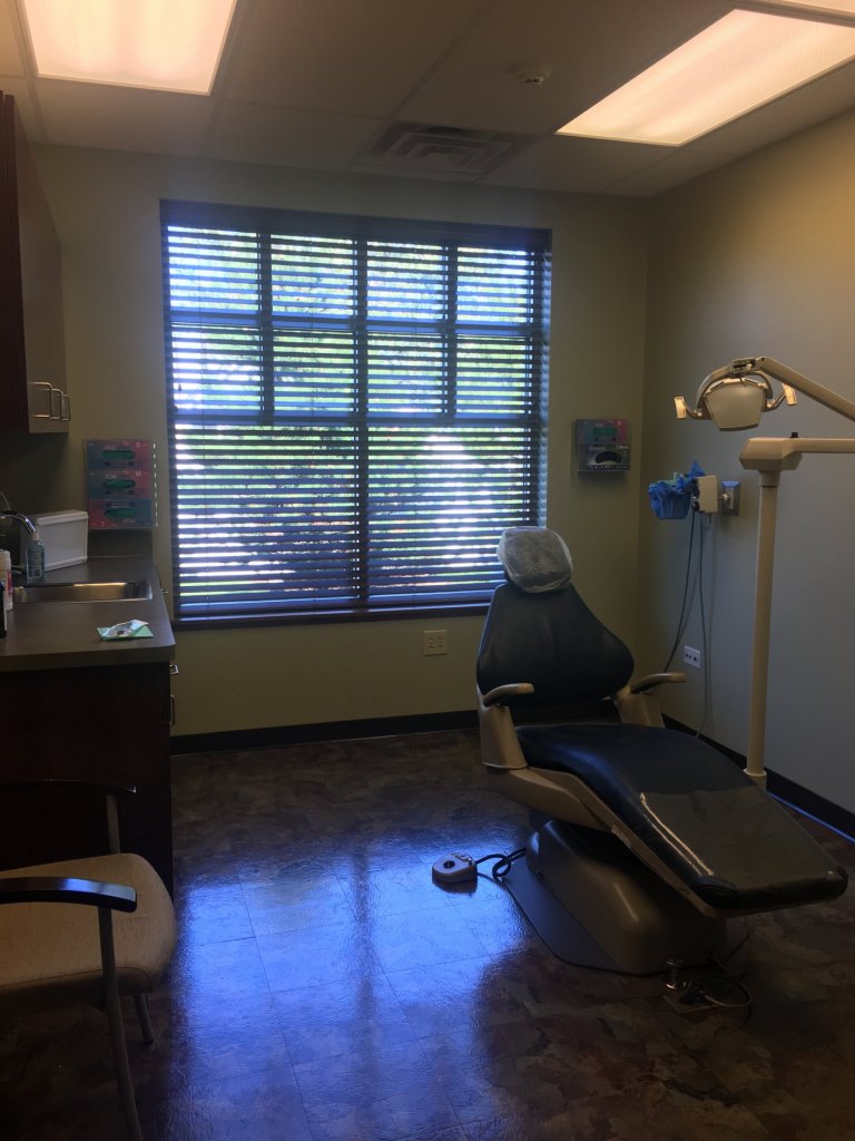 Large window in operatory room at {PRACTICE_NAME}