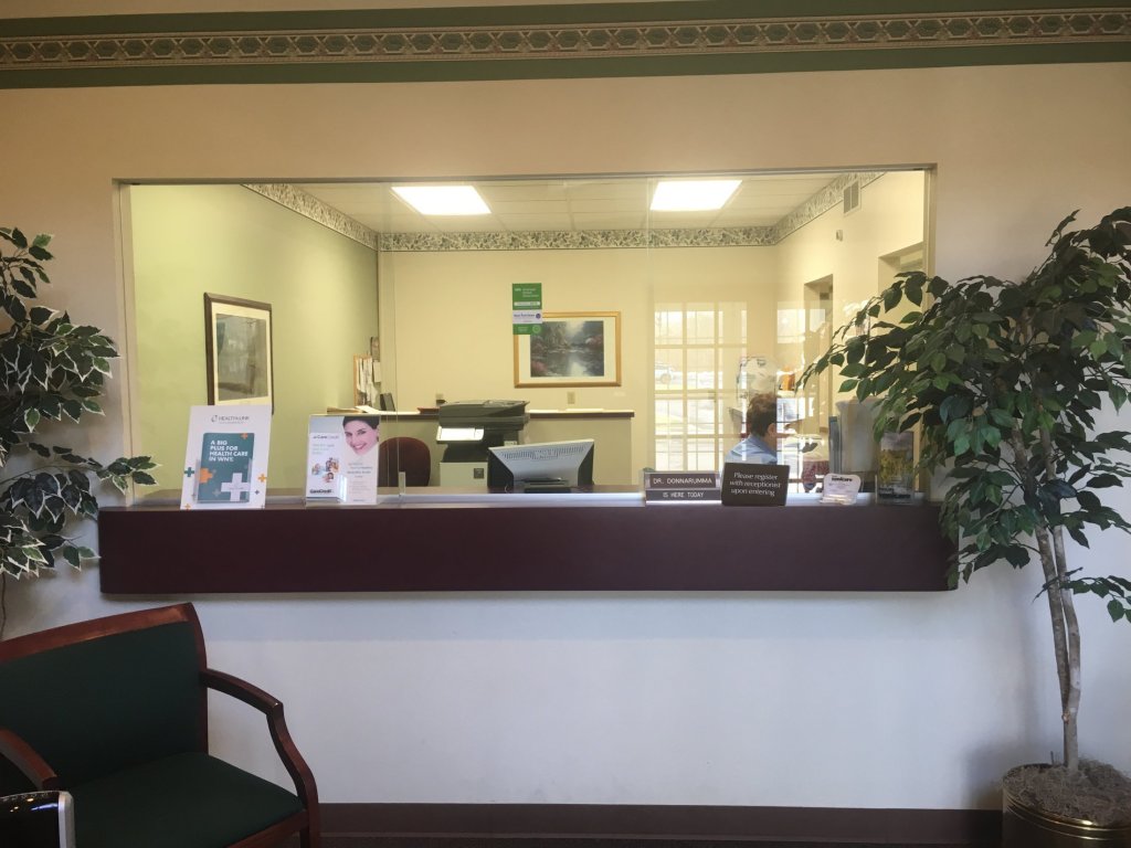 Lockport reception desk