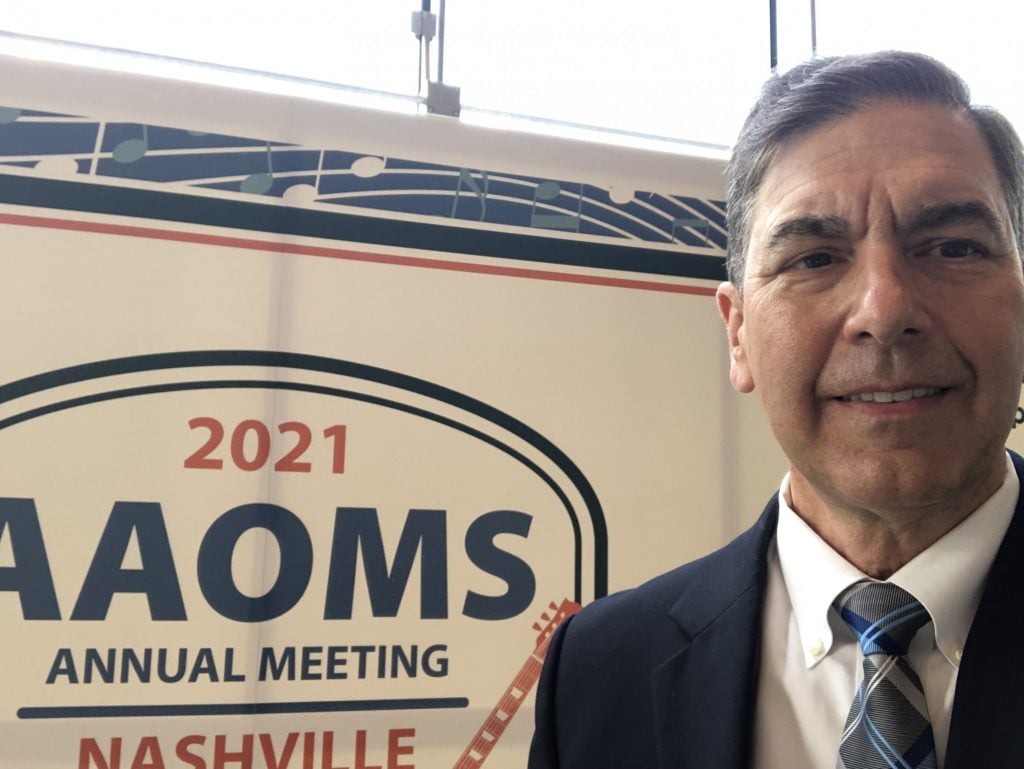 Dr. Glen C. Donnarumma, meeting delegate for AAOMS