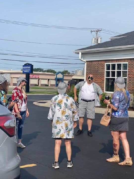 Northtowns Oral Surgery team members murder mystery outing, 2021